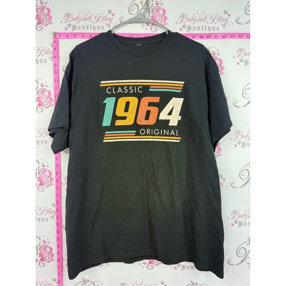 Tshirt Classic 1964 Original Graphic Tee - Black